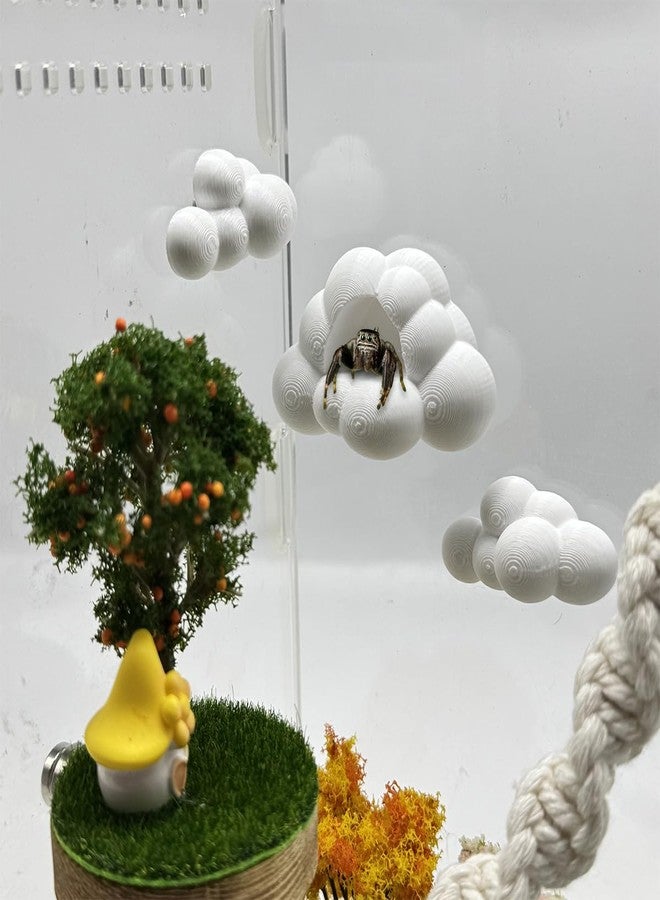Julang Jumping Spider Enclosure Accessories - 3 Pcs Jumping Spider Cloud Modelling Platforms with Magnetic Mounting for Climbing, Resting and Exploration - Image 5